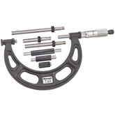 Starrett - Anvil Micrometer 0-100mm 0.01mm Grad W/standards Case | 224maarlz